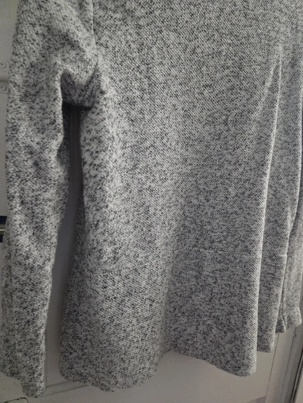 LOFT Women's Gray Open-Front Knit Sweater Cardigan Size XS - Picture 10 of 14